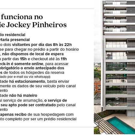 圣保罗Charlie Jockey Pinheiros公寓 外观 照片